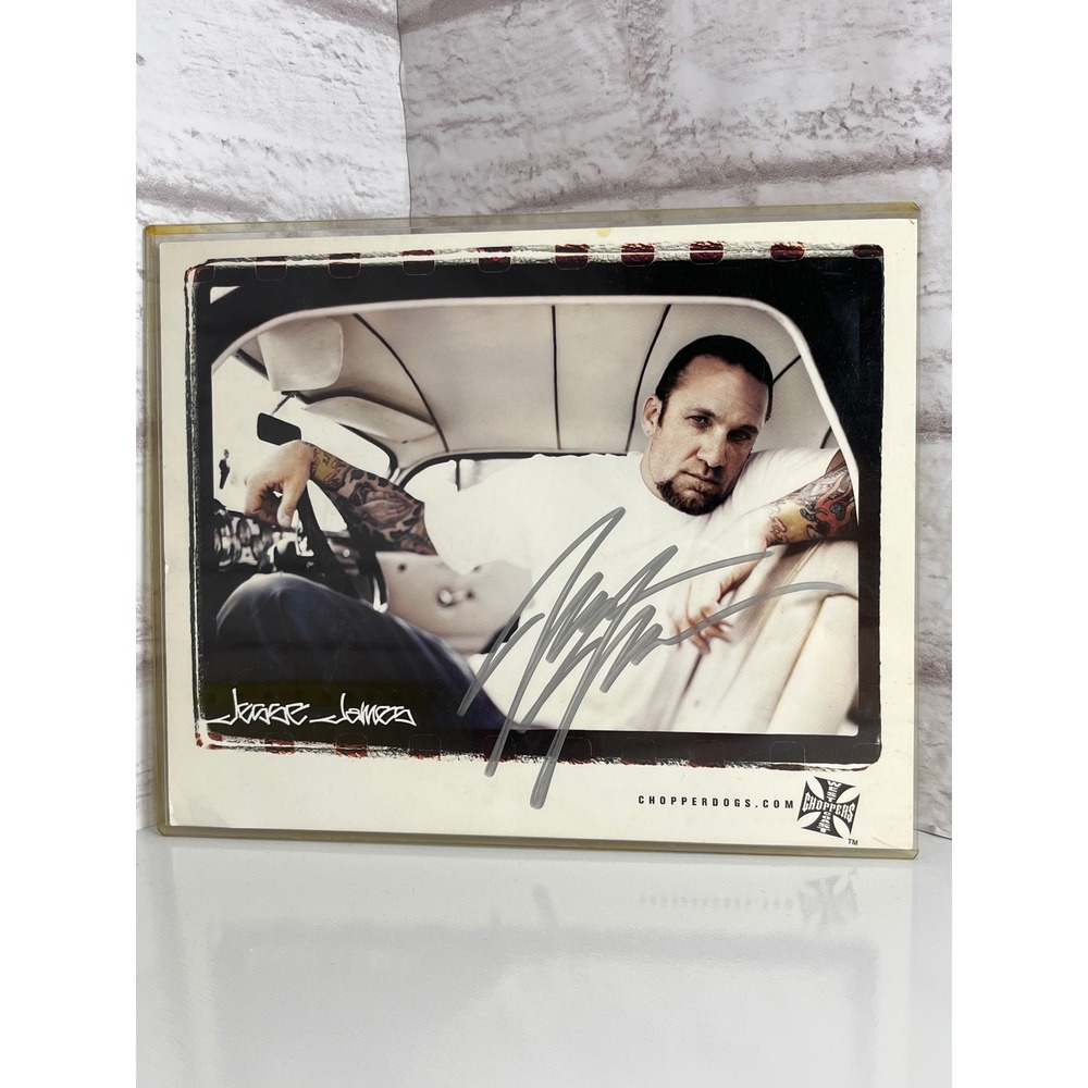 Jesse James West Coast Choppers Signed Autograph Photo Chopperdogs